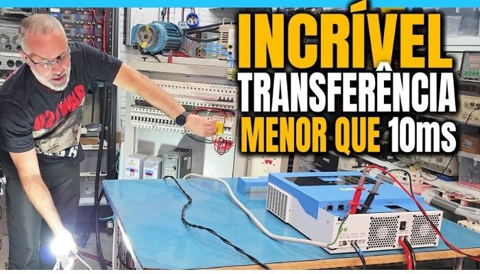 ANENJI:Inversor Barato que NÃO DESLIGA Nada? 5.5ms na Transferência de Rede para Solar