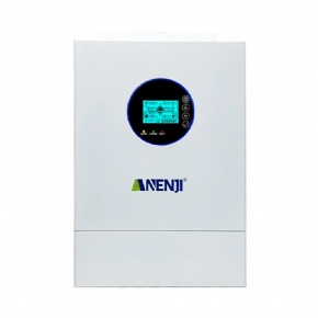 Anenji 12KW 48V Hybrid Solar Inverter Split Phase 120V/240V Dual MPPT Charger Parallel 6 units